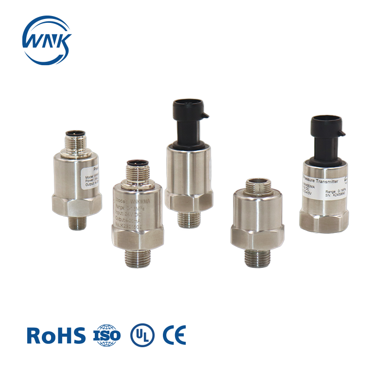 WNK 150Psi Oil Pressure Sensor Npt 1/8 Pressure Transmitter Sensor Transducer 4-20mA for Water Supply