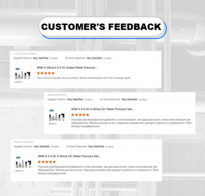 WNK 4~20mA 0-10V IIC Czujnik ciśnienia wodnego Przełącznik ciśnienia 0